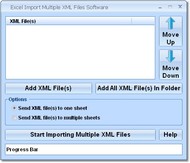 Excel Import Multiple XML Files Software screenshot